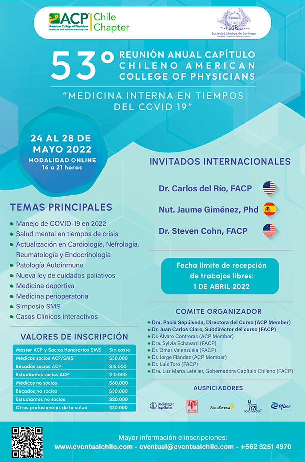 53° Reunión Anual Capítulo Chileno American College of Physicians